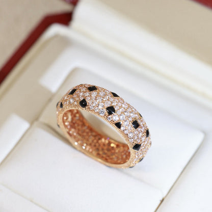 [Amore Jewelry]PANTHERE SPOTTED FULL DIAMOND RING