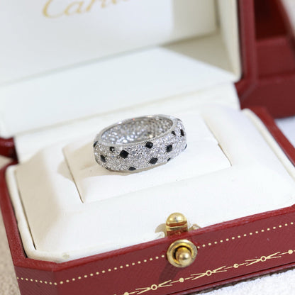 [Amore Jewelry]PANTHERE SPOTTED FULL DIAMOND RING