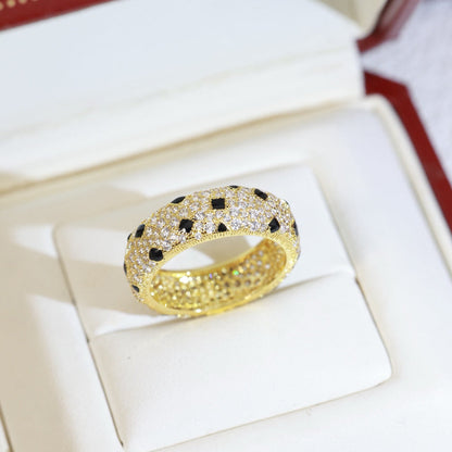 [Amore Jewelry]PANTHERE SPOTTED FULL DIAMOND RING
