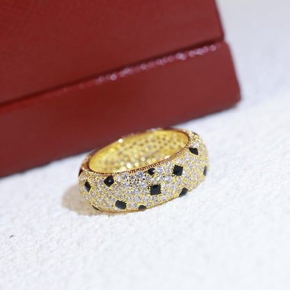 [Amore Jewelry]PANTHERE SPOTTED FULL DIAMOND RING
