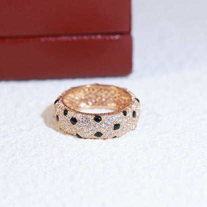 [Amore Jewelry]PANTHERE SPOTTED FULL DIAMOND RING