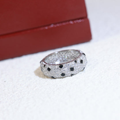 [Amore Jewelry]PANTHERE SPOTTED FULL DIAMOND RING