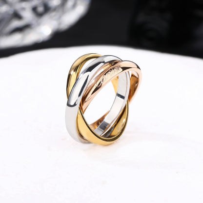 [Amore Jewelry]TRINITY 3.2MM RING COLLECTION