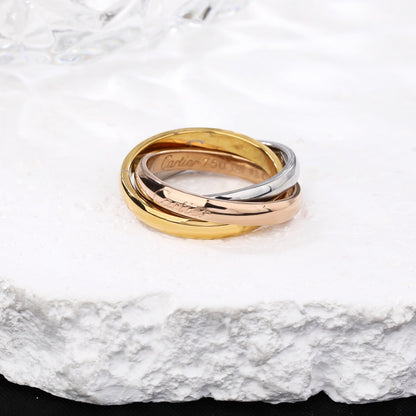 [Amore Jewelry]TRINITY 3.2MM RING COLLECTION