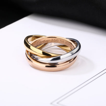 [Amore Jewelry]TRINITY 3.2MM RING COLLECTION