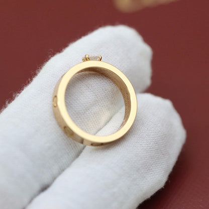 [Amore Jewelry]LOVE RING 3.6MM 1 BIG DIAMOND