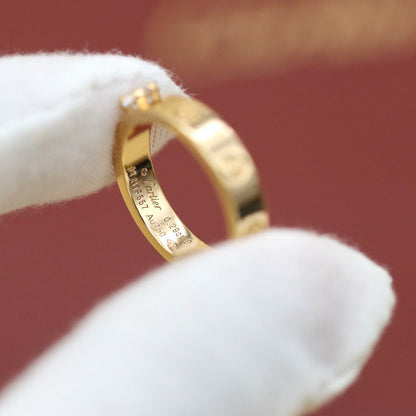 [Amore Jewelry]LOVE RING 3.6MM 1 BIG DIAMOND