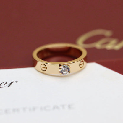[Amore Jewelry]LOVE RING 3.6MM 1 BIG DIAMOND