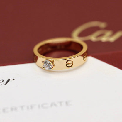 [Amore Jewelry]LOVE RING 3.6MM 1 BIG DIAMOND