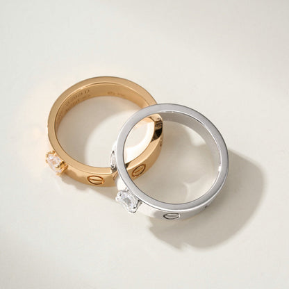[Amore Jewelry]LOVE RING 3.6MM 1 BIG DIAMOND
