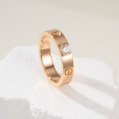 [Amore Jewelry]LOVE RING 3.6MM 1 BIG DIAMOND