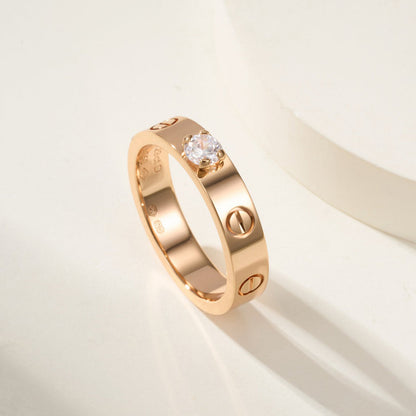 [Amore Jewelry]LOVE RING 3.6MM 1 BIG DIAMOND