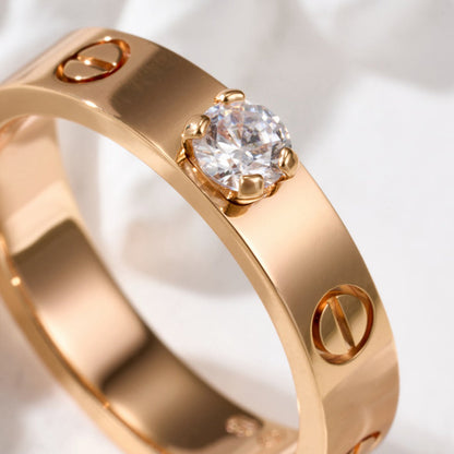 [Amore Jewelry]LOVE RING 3.6MM 1 BIG DIAMOND