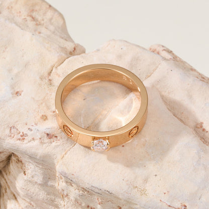 [Amore Jewelry]LOVE RING 3.6MM 1 BIG DIAMOND
