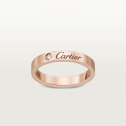 [Amore Jewelry]LOVE RING 4MM 1 DIAMOND