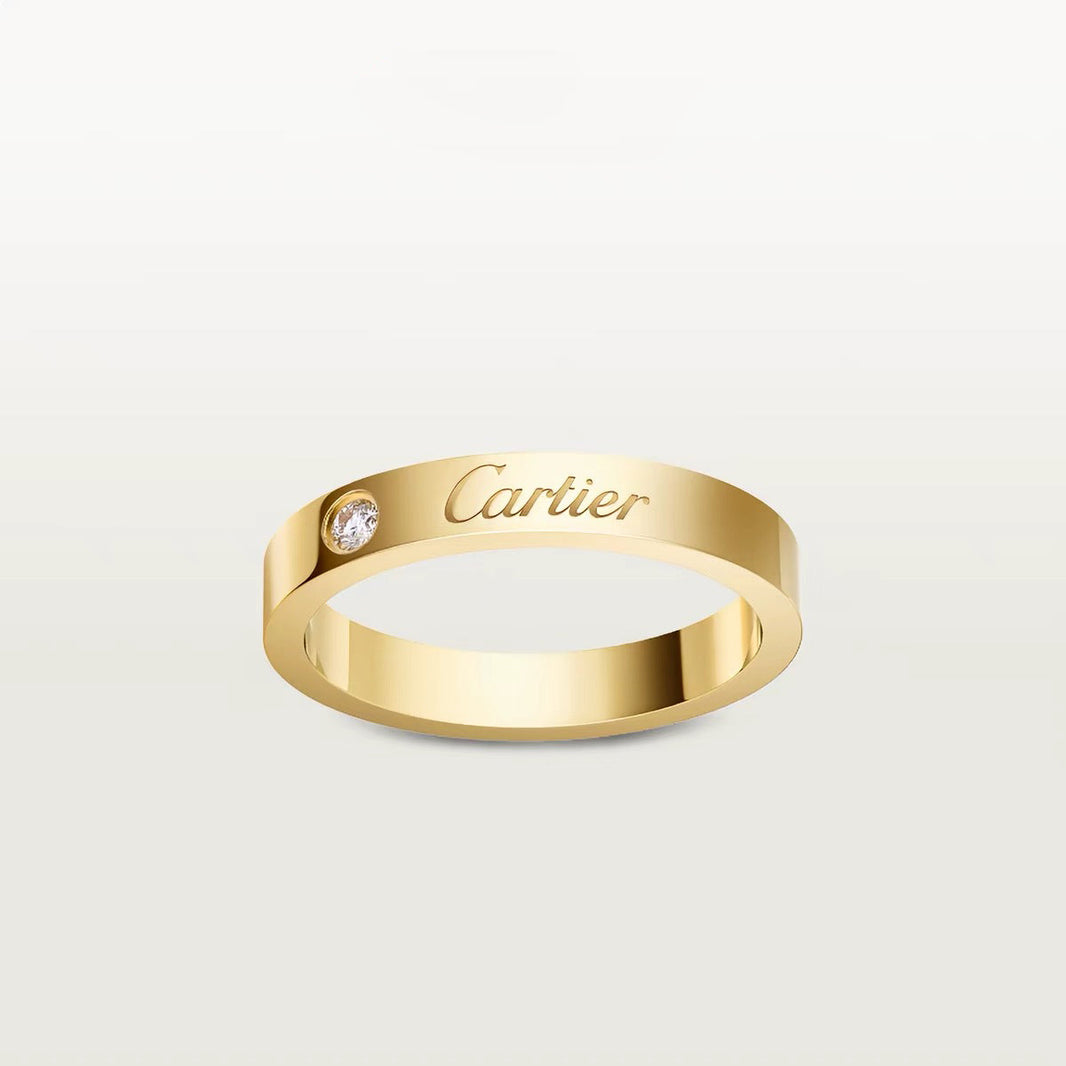 [Amore Jewelry]LOVE RING 4MM 1 DIAMOND