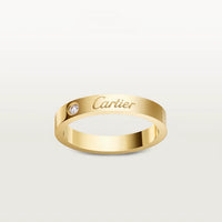 [Amore Jewelry]LOVE RING 4MM 1 DIAMOND