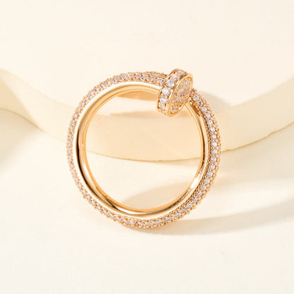 [Amore Jewelry]JUSTE RING 2.6MM FULL DIAMOND