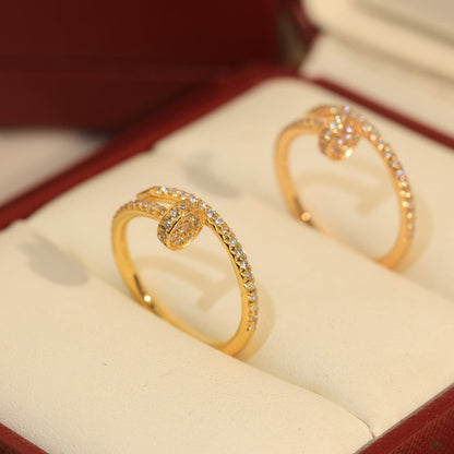 [Amore Jewelry]JUSTE 1.8MM FULL DIAMOND RING