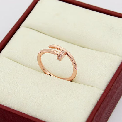 [Amore Jewelry]JUSTE 1.8MM HALF DIAMOND RING