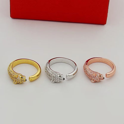 [Amore Jewelry]PANTHERE HALF DIAMOND SMALL RING