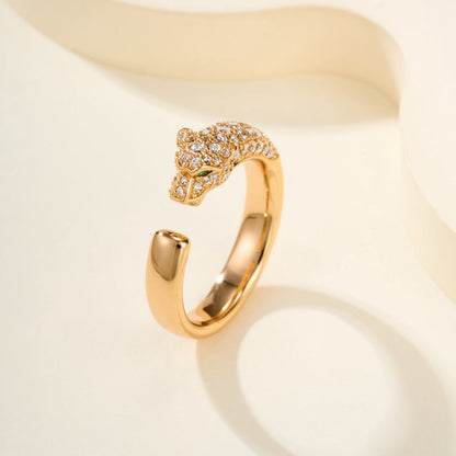 [Amore Jewelry]PANTHERE HALF DIAMOND SMALL RING