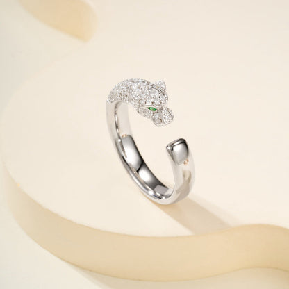[Amore Jewelry]PANTHERE HALF DIAMOND SMALL RING