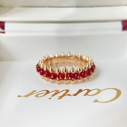 [Amore Jewelry]CLASH 7.9MM AGATE CHALCEDONY RING