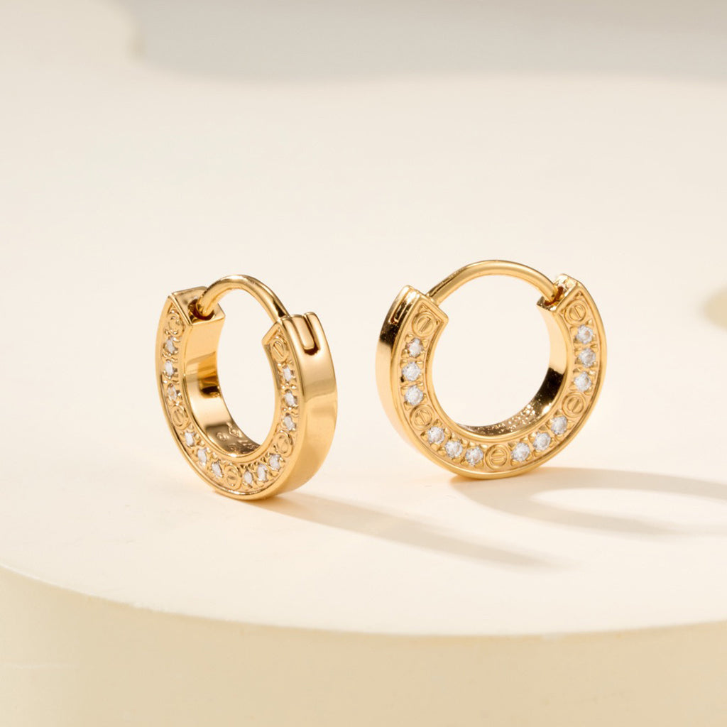 [Amore Jewelry]LOVE DIAMOND EARRINGS