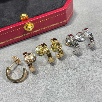 [Amore Jewelry]LOVE EARRINGS 2.65 MM NO DIAMOND SMALL