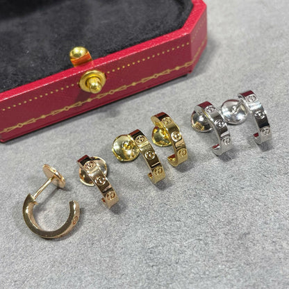 [Amore Jewelry]LOVE EARRINGS 2.65 MM NO DIAMOND SMALL