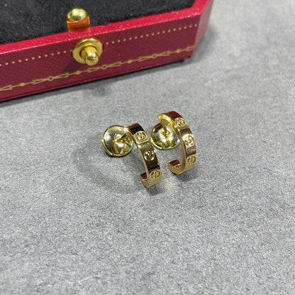 [Amore Jewelry]LOVE EARRINGS 2.65 MM NO DIAMOND SMALL