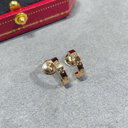 [Amore Jewelry]LOVE EARRINGS 2.65 MM NO DIAMOND SMALL