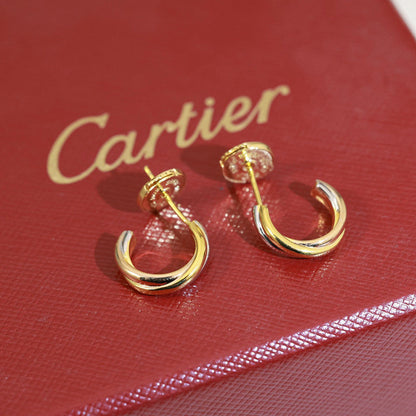 [Amore Jewelry]TRINITY ON DIAMOND MINI EARRINGS