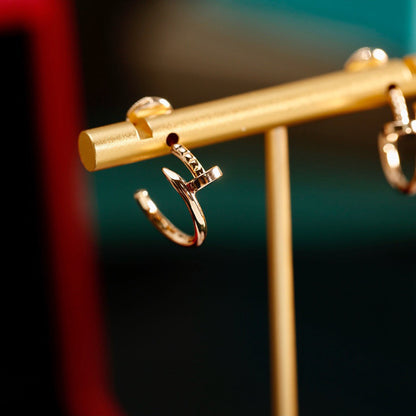 [Amore Jewelry]JUSTE NO DIAMOND SMALL EARRINGS
