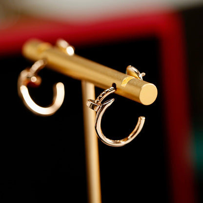 [Amore Jewelry]JUSTE NO DIAMOND SMALL EARRINGS