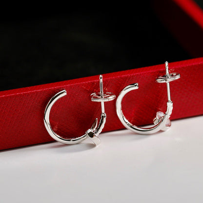[Amore Jewelry]JUSTE NO DIAMOND SMALL EARRINGS