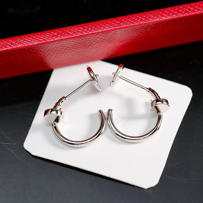 [Amore Jewelry]JUSTE NO DIAMOND SMALL EARRINGS