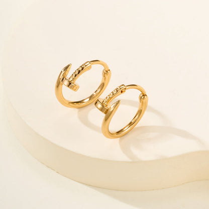 [Amore Jewelry]JUSTE NO DIAMOND MINI EARRINGS
