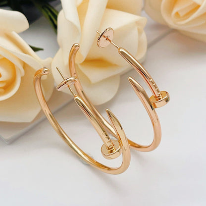 [Amore Jewelry]JUSTE NO DIAMOND LARGE EARRINGS