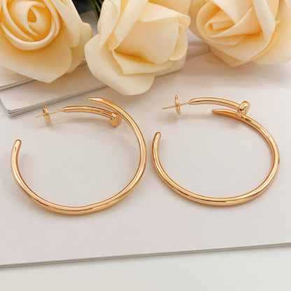 [Amore Jewelry]JUSTE NO DIAMOND LARGE EARRINGS