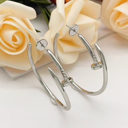 [Amore Jewelry]JUSTE NO DIAMOND LARGE EARRINGS