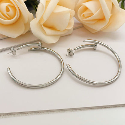 [Amore Jewelry]JUSTE NO DIAMOND LARGE EARRINGS