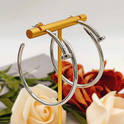 [Amore Jewelry]JUSTE NO DIAMOND LARGE EARRINGS