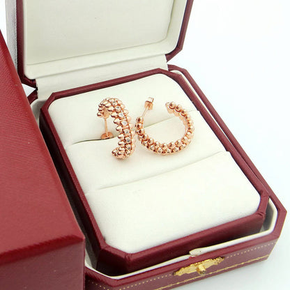 [Amore Jewelry]CLASH FULL DIAMOND MEDIUM EARRINGS