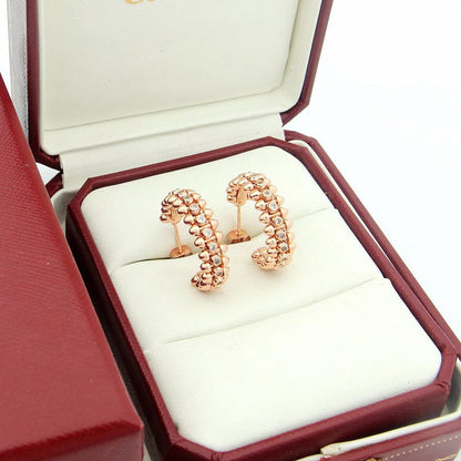 [Amore Jewelry]CLASH FULL DIAMOND MEDIUM EARRINGS