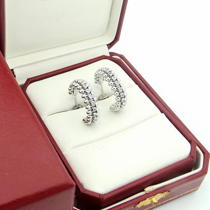 [Amore Jewelry]CLASH FULL DIAMOND MEDIUM EARRINGS