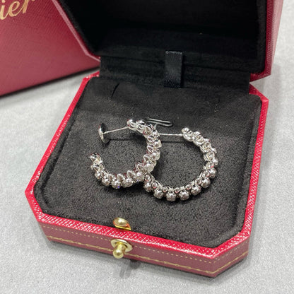 [Amore Jewelry]CLASH FULL DIAMOND MEDIUM EARRINGS