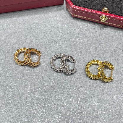 [Amore Jewelry]CLASH MINI HOOP EARRINGS