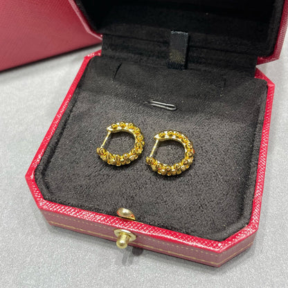 [Amore Jewelry]CLASH MINI HOOP EARRINGS